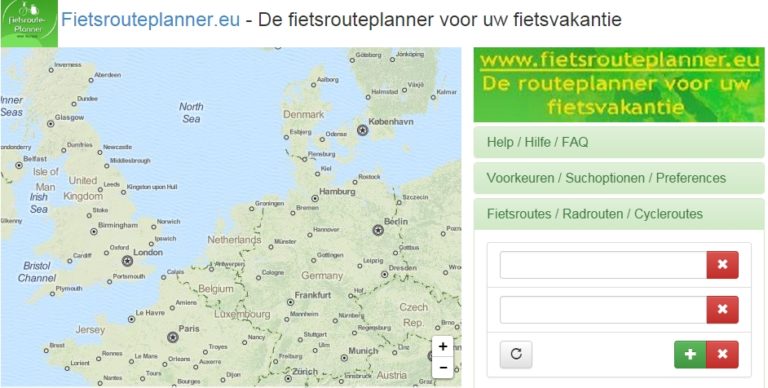 Fietsrouteplanner Eu Fietsroutes Voor Fietsvakanties In Europa