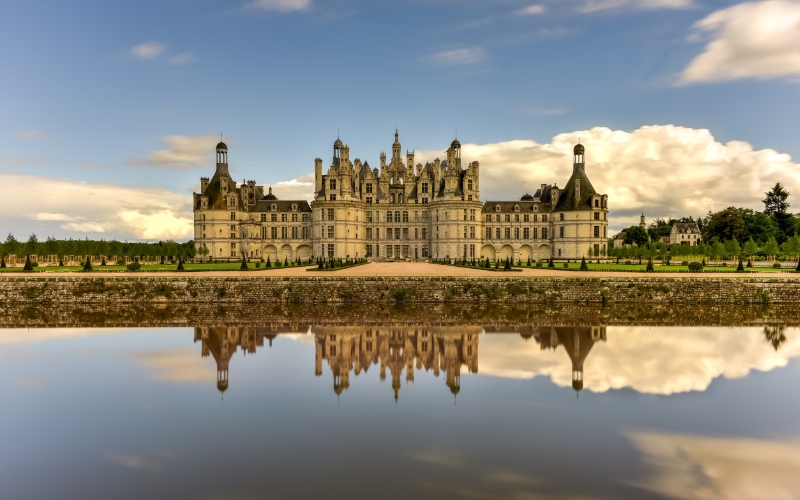 Chambord kasteel langs de Loire