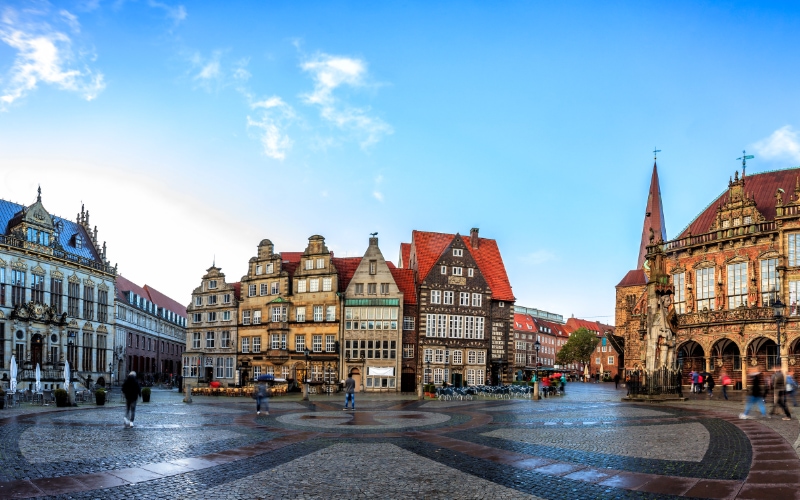 Bremen aan de weserradweg